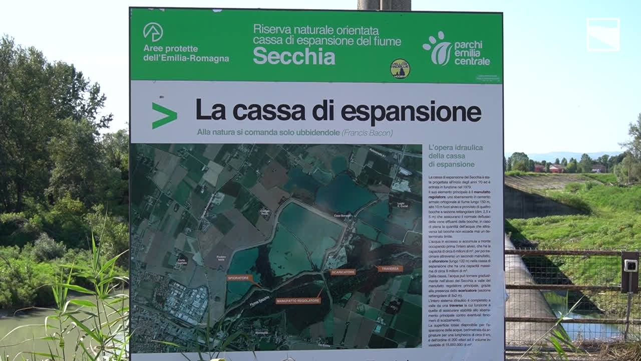 Difesa del suolo. Il sopralluogo del presidente de Pascale alle casse di espansione del fiume Secchia - immagine
