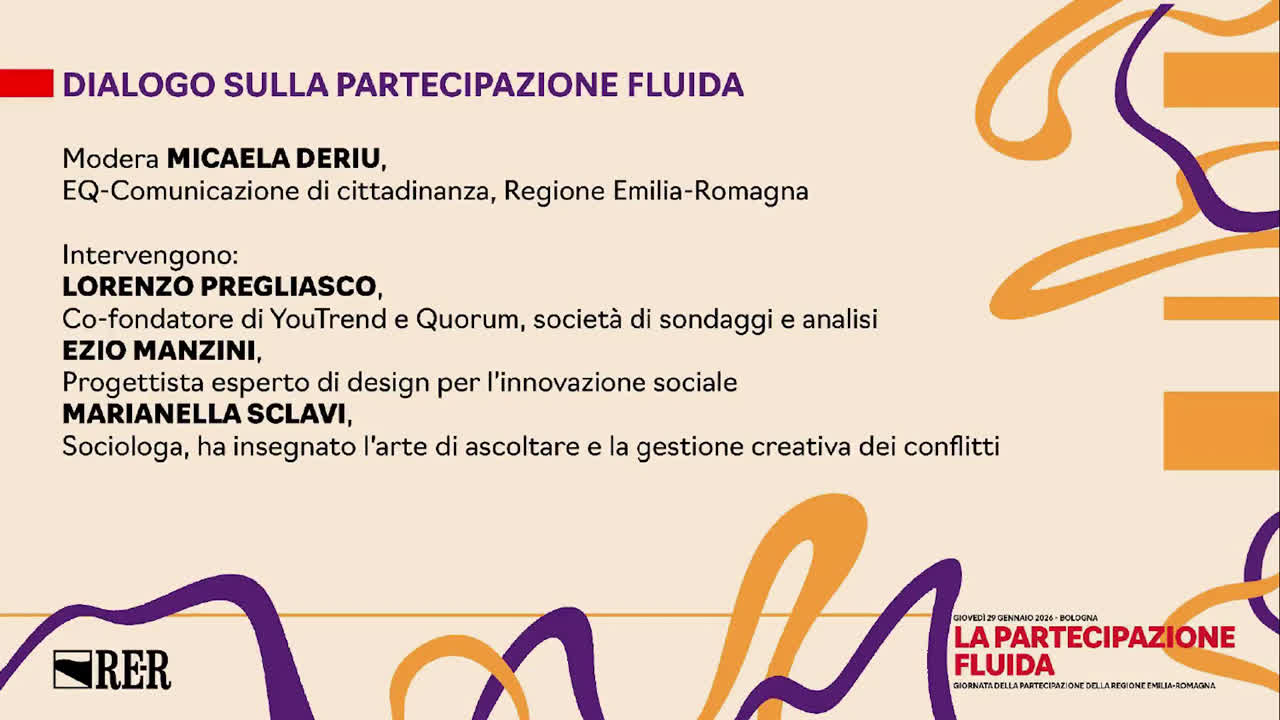 Giornata della partecipazione - seminario 'Dialogo sulla partecipazione fluida' - immagine