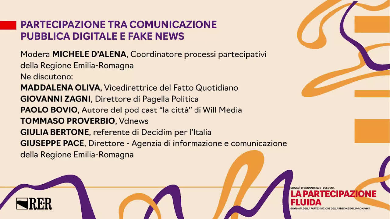 Giornata della partecipazione - seminario 'Partecipazione tra comunicazione pubblica e fake news' - immagine