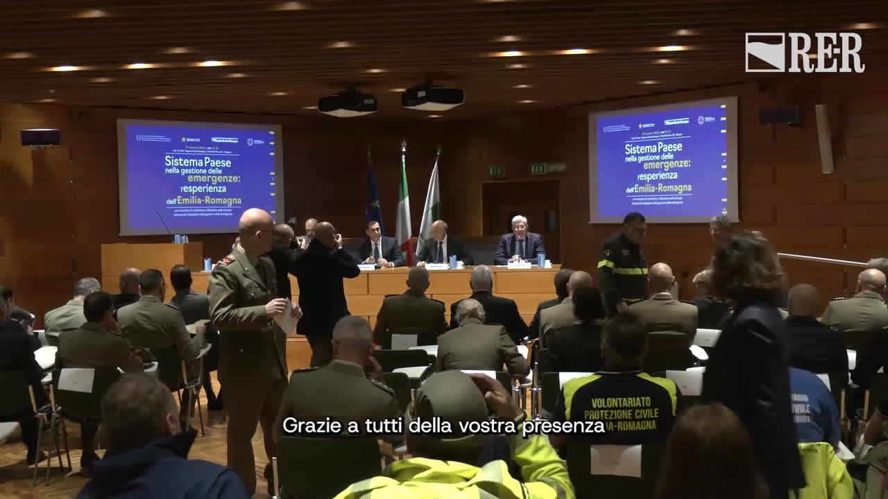 Convegno "Il sistema Paese nella gestione delle emergenze: l'esperienza dell'Emilia-Romagna" - immagine