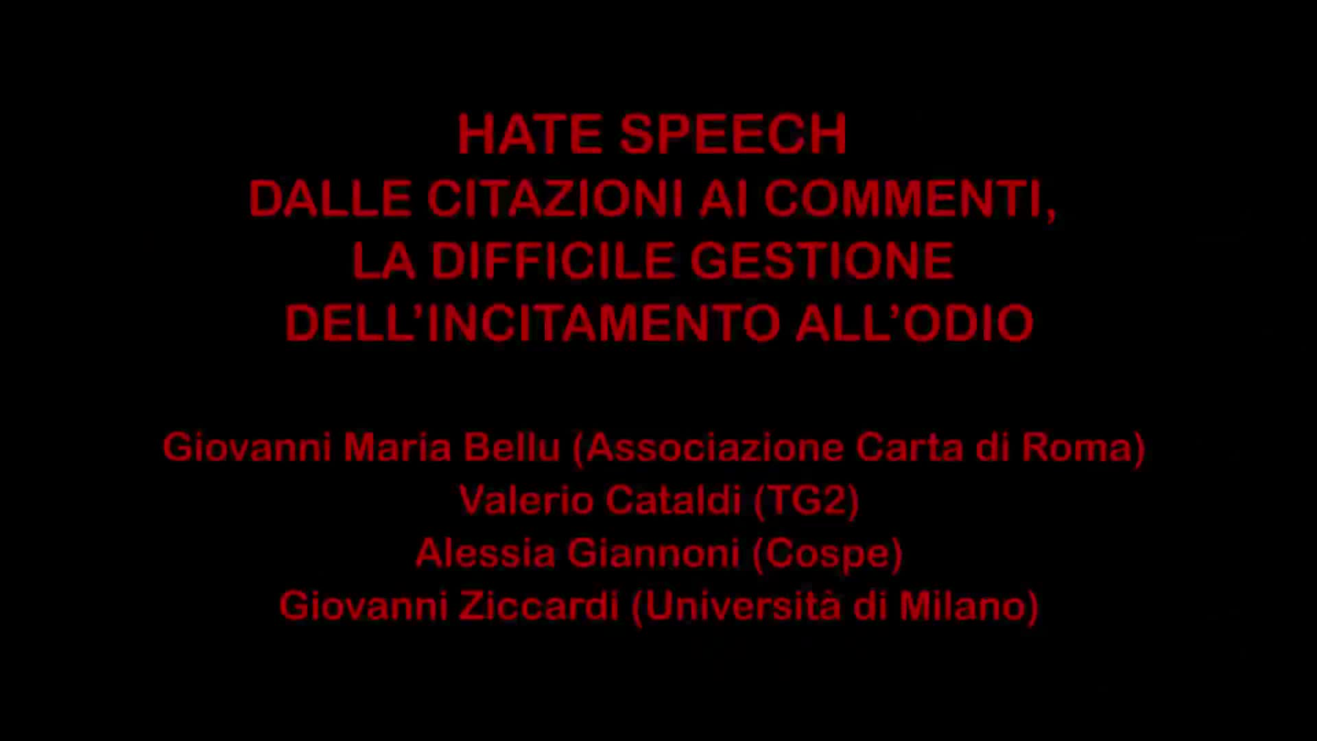 DIG Awards - Hate Speech, dalle citazioni ai commenti, la difficile gestione dell'incitamento all'odio - immagine