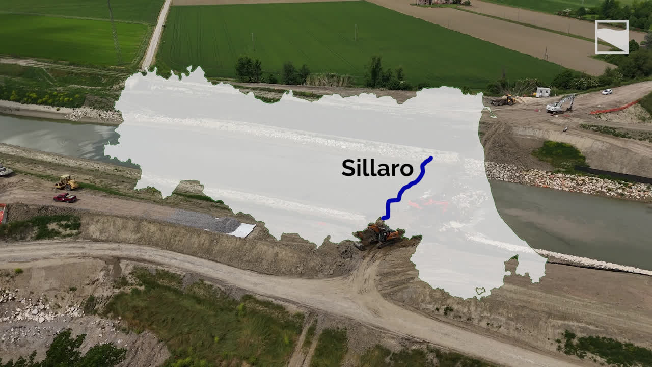 Alluvione / Avanzamento lavori lungo l'asta del Sillaro - immagine