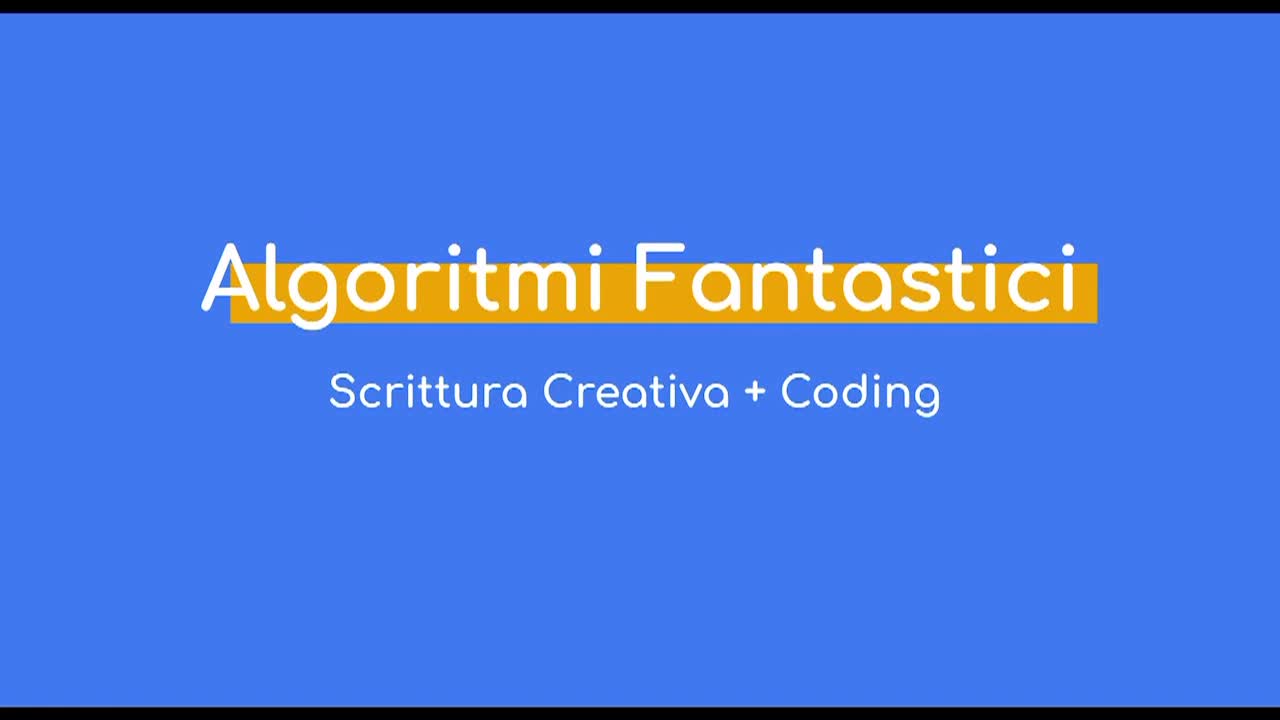 Algoritmi Fantastici - Lezione 1 - immagine