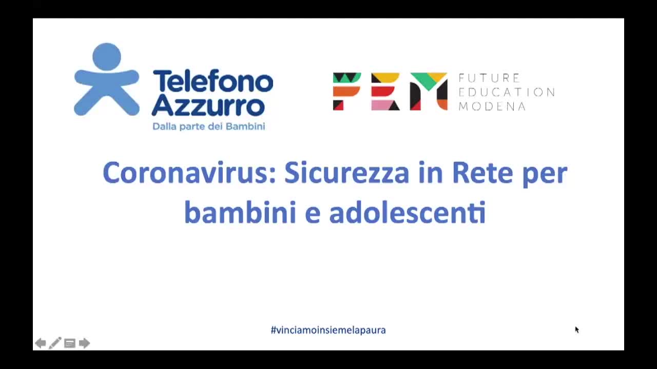 Webinar | Coronavirus e sicurezza in rete per bambini e adolescenti | In collaborazione con Telefono Azzurro - immagine