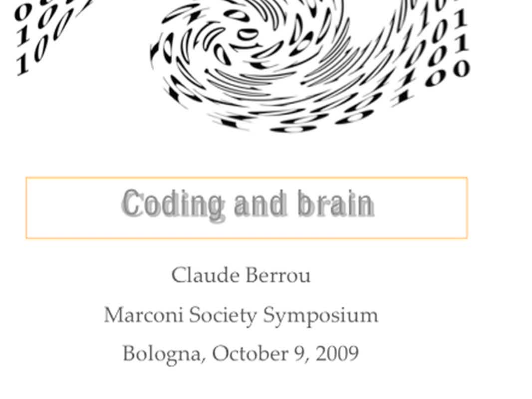 Claude Berrou - Coding and Brain - immagine
