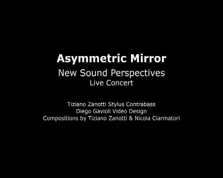 Asymmetric Mirror - New sound Perspective - Live concert - immagine